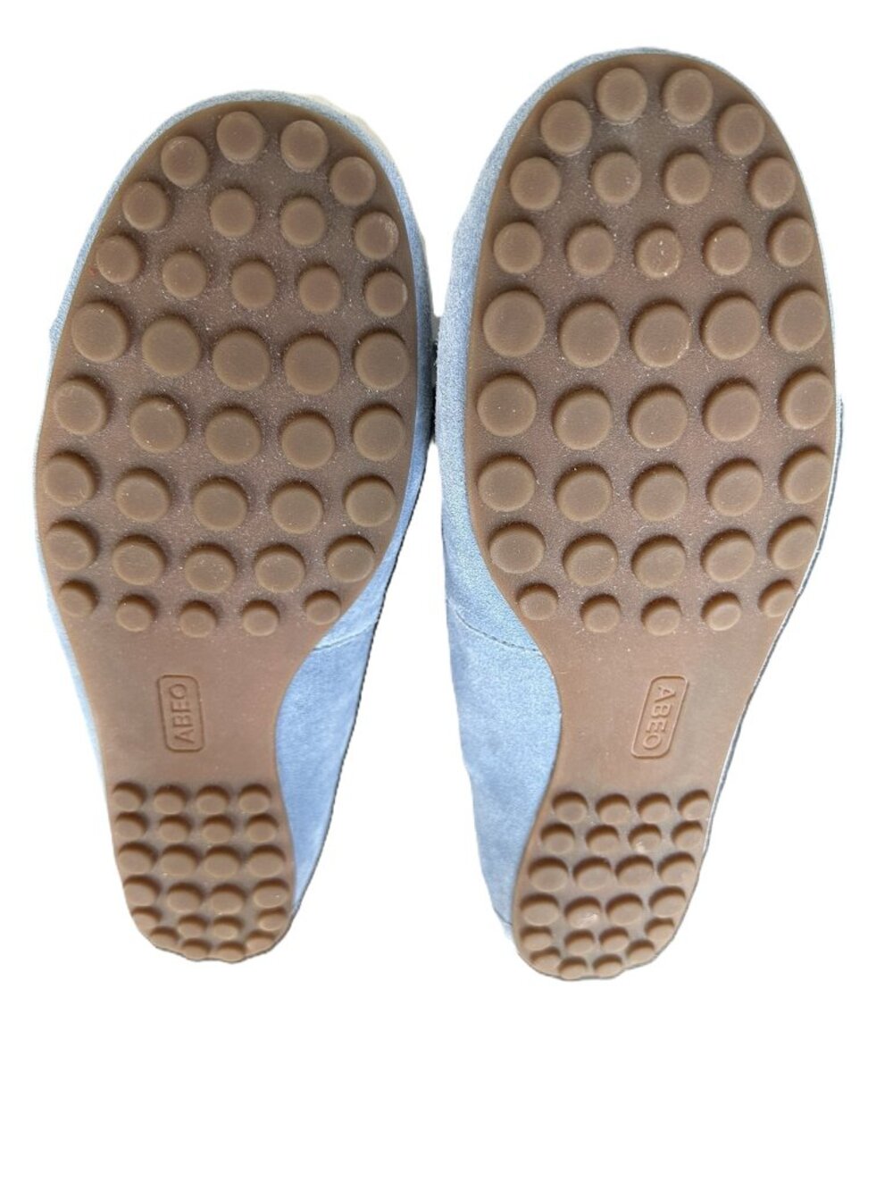 ABEO Harbor Loafers Women's Size 9.5 Light Blue Suede Flats with Arch Support - Picture 7 of 10